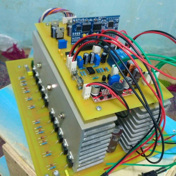 Terbaru Kit Power Inverter Pure Sine Wave 2000W 3000W 4000W 12/24/36V Ke 220V Promo Terlaris