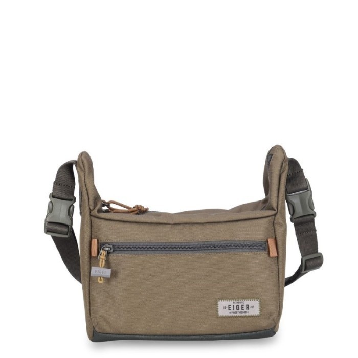 TAS KAMERA SELEMPANG EIGER X-PORTEGE CAMERA POUCH 910005080 KHAKI