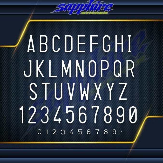 Promo Sticker Plat Nomor Stiker Plat Nomor Motor