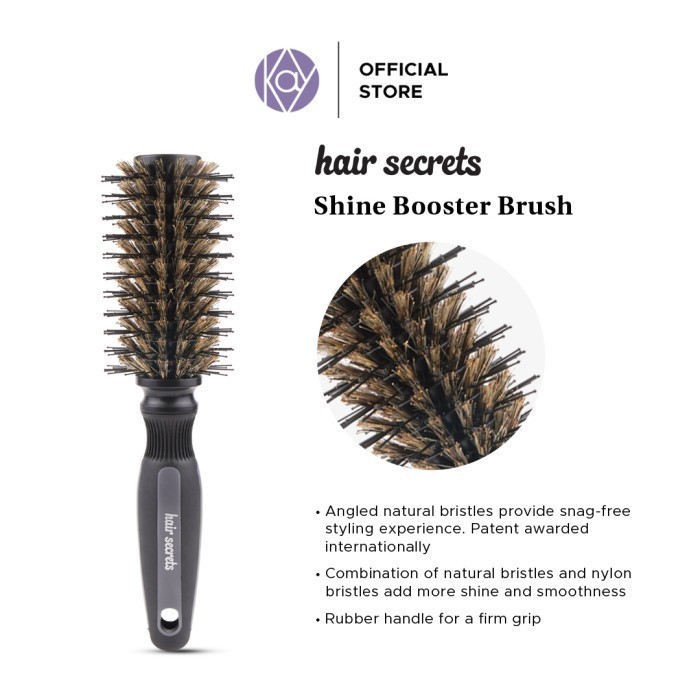 HAIR SECRET BE SHINY RADIAL BRUSH SISIR BLOW RAMBUT