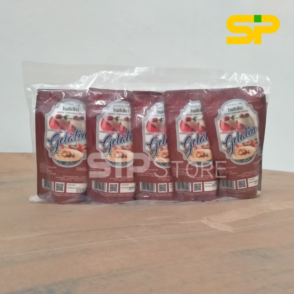 

Hakiki Gelatin Bubuk / Gelatin Sapi / Gelatin 100 Gr Gelatine Powder