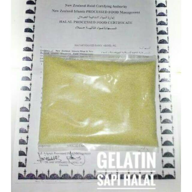 

Gelatin Bubuk Murni Halal (250Gr & 500Gr)