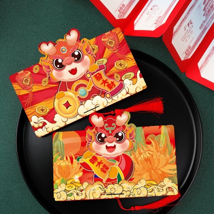 

Angpao Imlek Naga 2024 Renceng / Angpau Chinese New Year