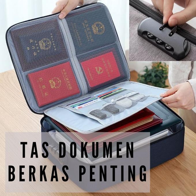 

Tas Dokumen Koper Tempat Penyimpanan Sertifikat Berkas Storage Bag