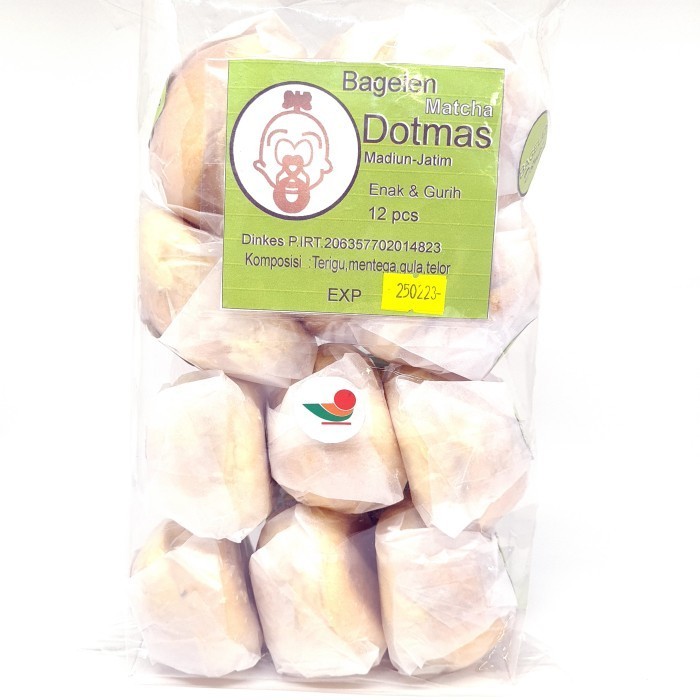 

+++++] DOTMAS BAGELEN MATCHA ISI 12pcs ENAK GURIH BAGEL KUE KERING LEBARAN