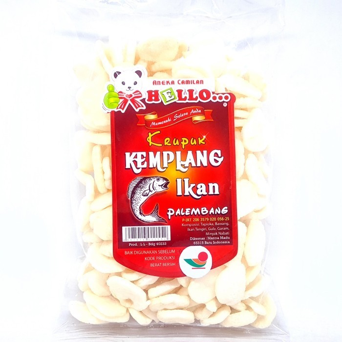 

*****] HELLO KERUPUK IKAN PALEMBANG 200gr KRUPUK MATANG KEMPLANG AMPLANG