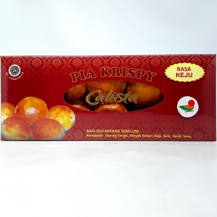 

+%+%+%] CALISTA PIA CRISPY RASA KEJU 420gr BAKPIA KALISTA KACANG IJO ASLI