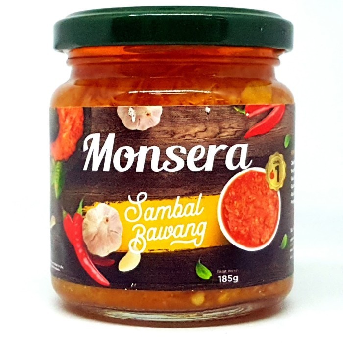 

Open DS] MONSERA SAMBAL BAWANG 185gr SAMBEL LEVEL 1 5 10 BOTOL KACA PEDAS