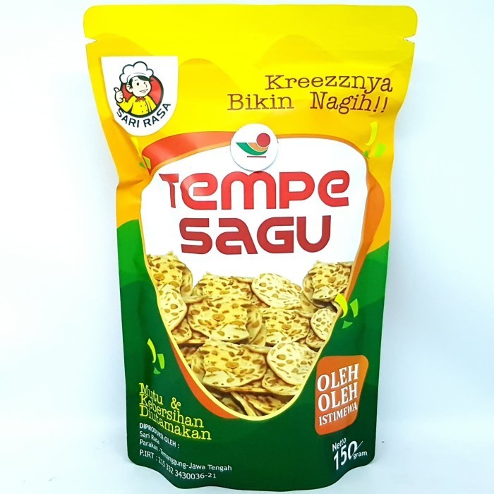 

(:(:(:(] SARI RASA KRIPIK TEMPE SAGU 150gr KERIPIK ORIGINAL CRISPY TIPIS ASIN