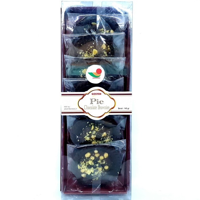 

;&;&;&;&] GOSYEN PIE CRISPY CHOCOLATE BROWNIES 145gr PIA PAI RASA COKLAT KRIUK