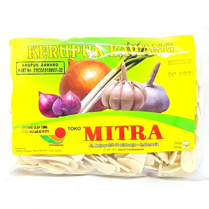 

>*>*>*>*] MITRA KERUPUK BAWANG 500gr KRUPUK GARLIC CRACKER ASLI OLEH SIDOARJO