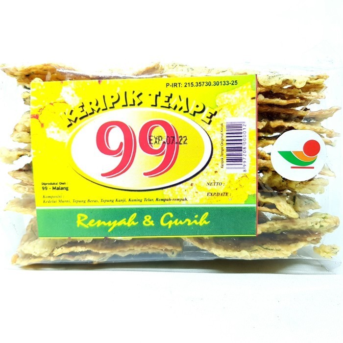 

langsung order saja] 99 KERIPIK TEMPE KOTAK 210gr