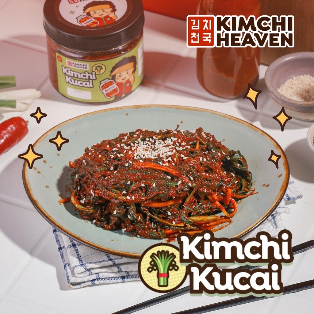 

Kimchi Kucai / Buchu Kucai / Leek Kimchi 250G Makanan Korea Halal Kimchi Korea Halal Korean Food