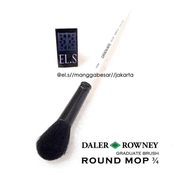 

Daler Rowney Graduate Brush Round Mop 3/4 (Kuas Lukis)