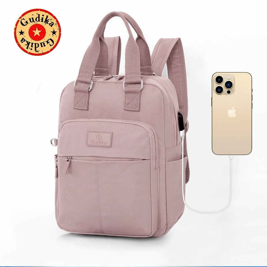TAS LAPTOP KUAT ANTI AIR // Tas Wanita Pria 100% ORI ~ Tas Punggung GUDIKA 5206 ~ Tas Ransel Laptop