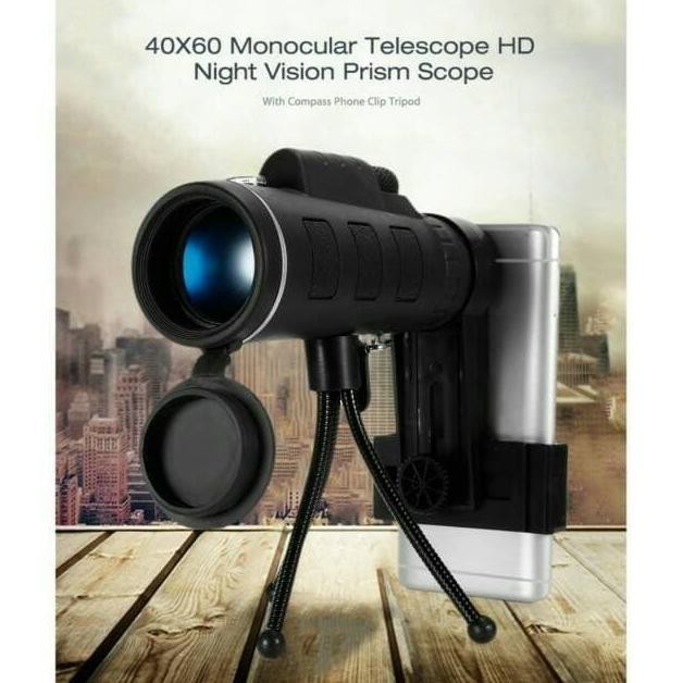 TELESKOP MONOCULAR 40X60 TRIPOD - TEROPONG MONOCULAR 40X60 TOKOSAFFAA