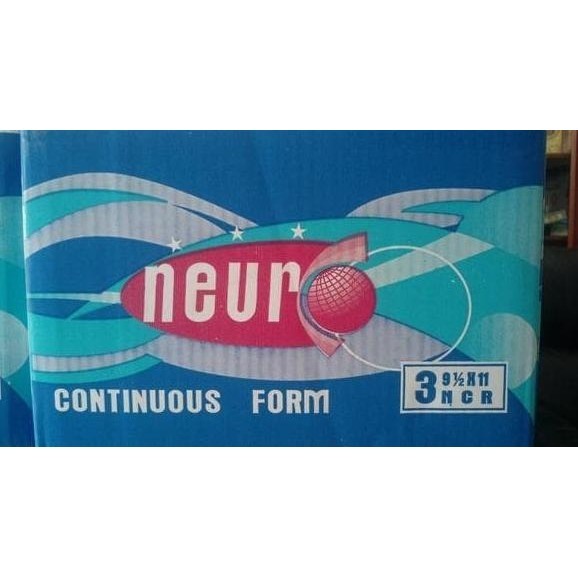 

Continous Form 91/2 x 11 3 Ply ( K3 Neuro ) NCR / Kertas Komputer