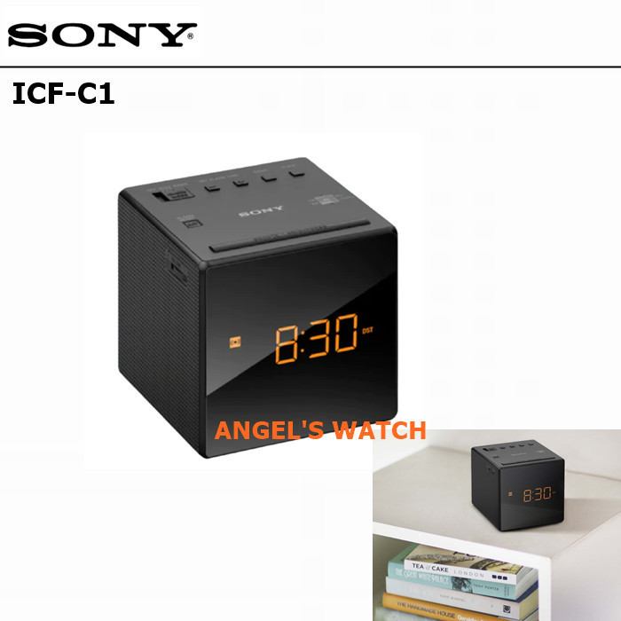 ready Radio FM/AM CLOCK DIGITAL ALARM SONY ICF-C1 BOOMBOXES RADIO PLAYER