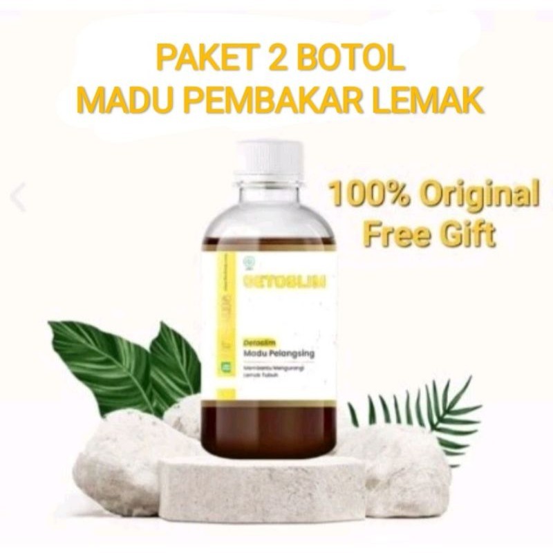 MADU DETOXLIM PAKET 2 BOTOL - PENURUN BERAT BADAN PEMBAKAR LEMAK