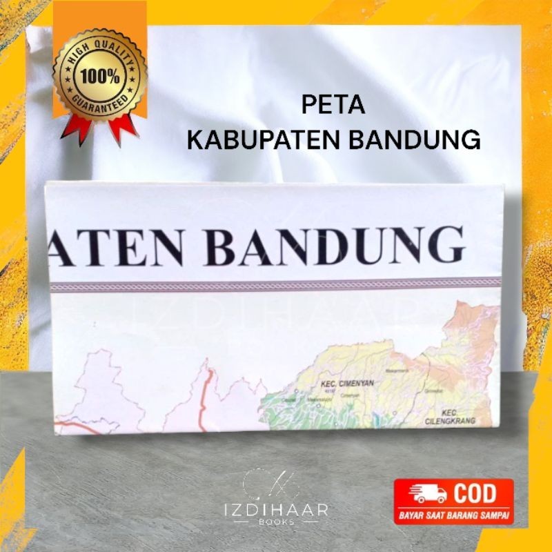 

Peta Lipat Kab. Bandung ukuran 109cm x 79cm Art Paper