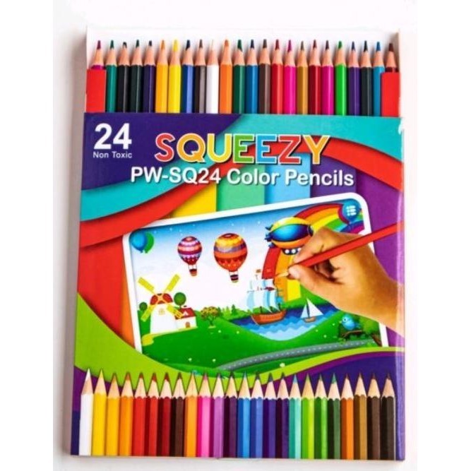 

Pensil Warna / Pensil Mewarnai/ Pensil Warna 12 Warna & 24 Warna