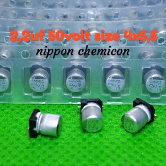 Solid kapasitor capasitor elko elco SMD 2.2uf 50v 2.2 uf 50volt HZA kualitas terbaik jaminan