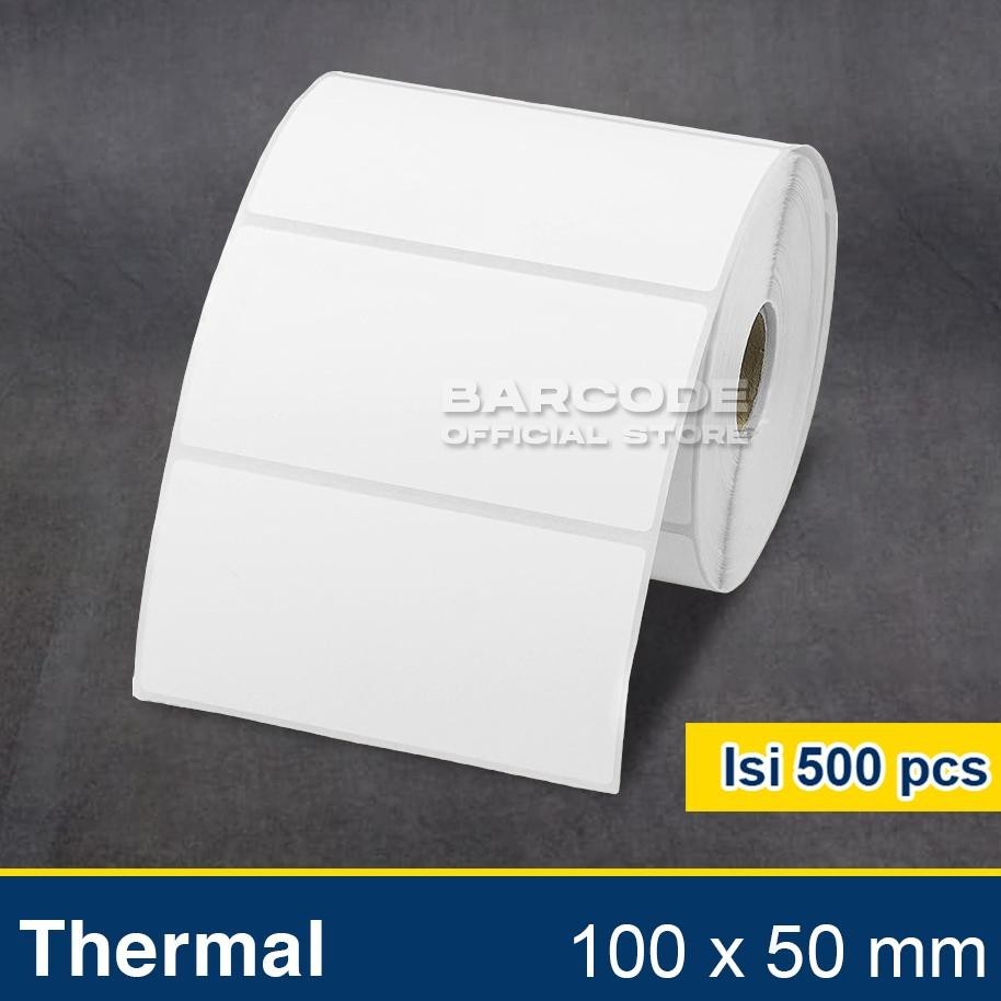 

Label Thermal 100 X 50 (1 Line) Kertas Stiker Barcode 100X50 Mm 500Pcs
