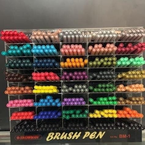 

BRUSH PEN SNOWMAN / BRUSHPEN SPIDOL KUAS