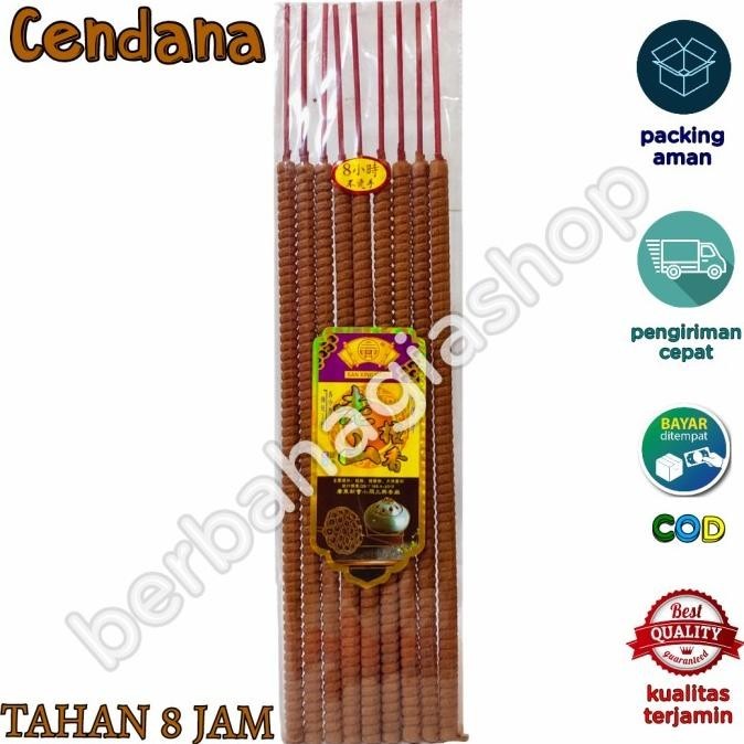 Open DS] Hio Dupa Ulir Warna Coklat Panjang Wangi Harum Cendana 8 Jam Cokelat