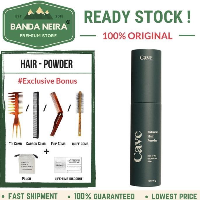CAVE Natural Hair Powder / Meningkatkan Volume Rambut
