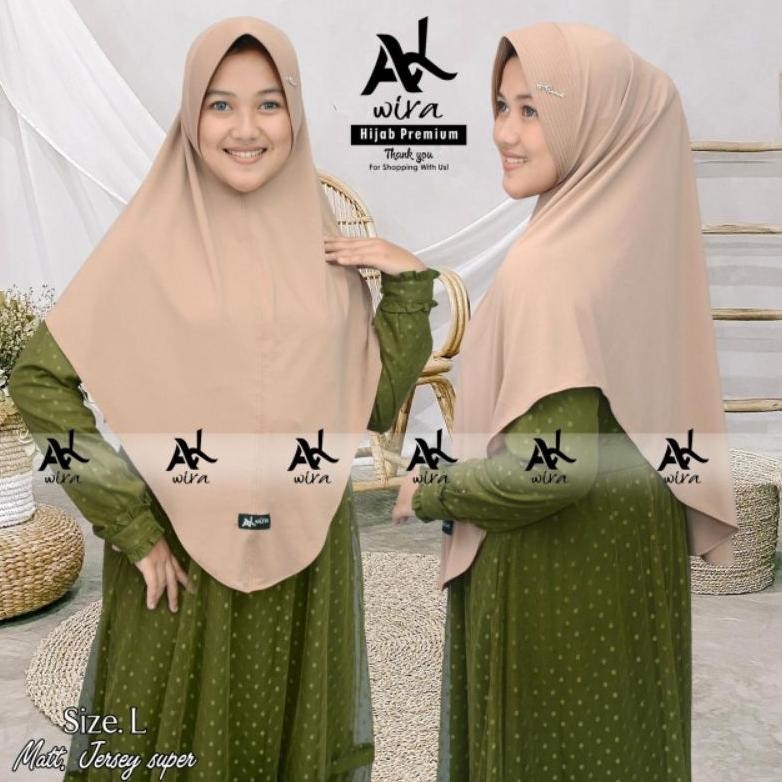Bisa COD Alwira.outfit jilbab instan size L original by Alwira Berkualitas