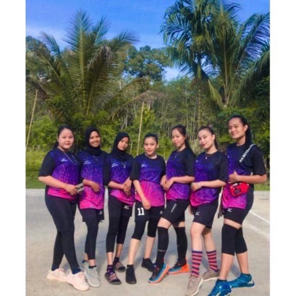 Kaos Dan Atasan Voli Kaos Wanita Baju Voli Premium Kaos Olahraga Printing Baju Badminton Baju Buluta