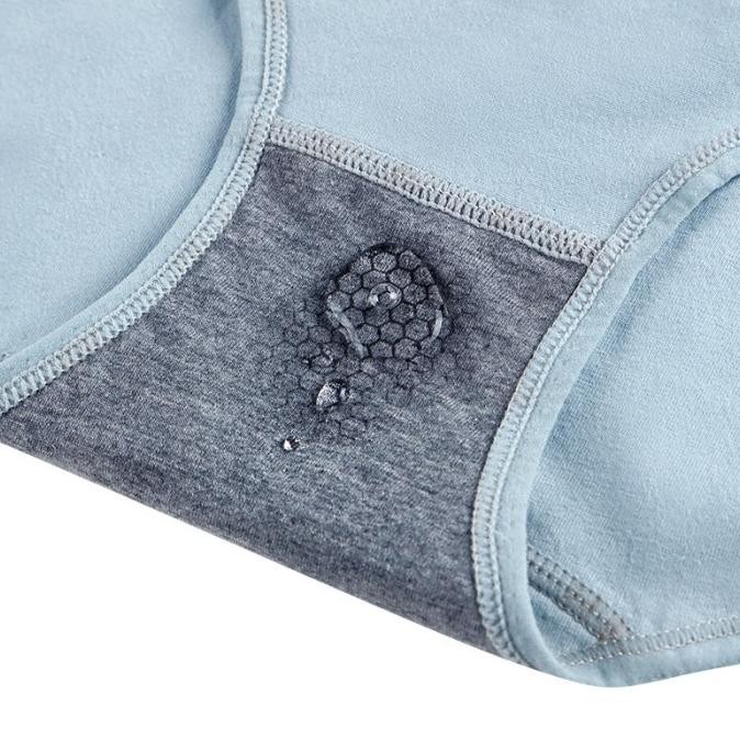 Update Celana Dalam Wanita Pinggang Tinggi Katun Sederhana CD .,