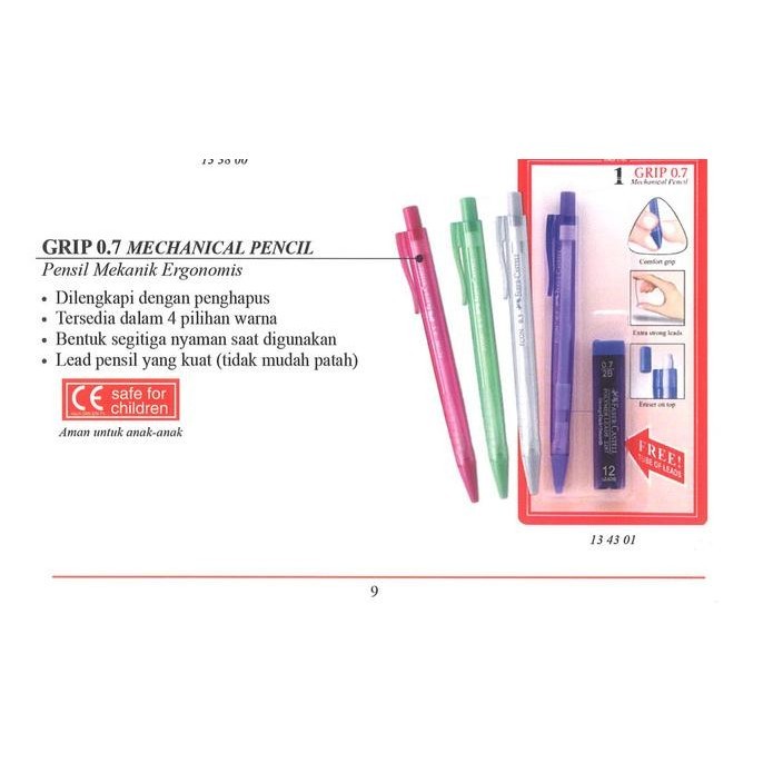 

Flash Sale - Pensil Mekanik/ Pensil Cetek Faber Castell FB 2B Econ 0,7 Paket ..