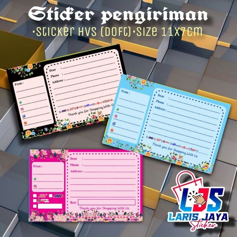

(50 PCS) STIKER LABEL PENGIRIMAN OLSHOP/STIKER LABEL PENGIRIMAN ONLINE SHOP MURAH - 06