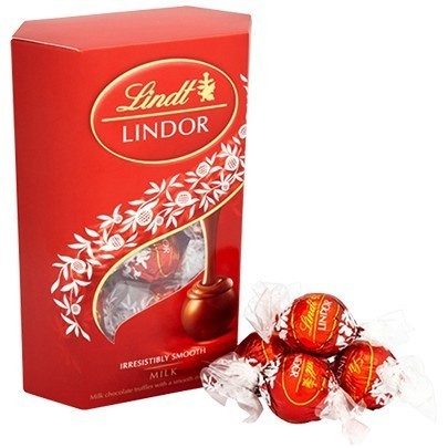 

LINDT LINDOR MILK CHOCOLATE IMPORT SWISS 200G