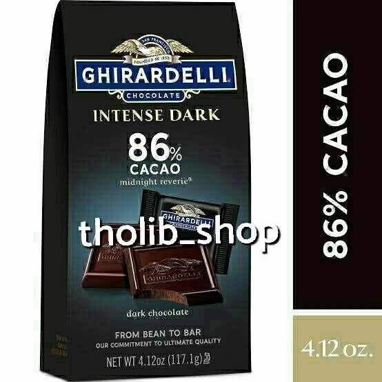 

Ghirardelli chocolate intense dark 86% cacao dark chocolate bag 117.1g