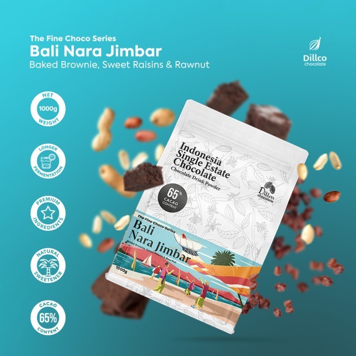 

Dillco Fine Choco Series BALI NARA JIMBAR 1 Kilogram