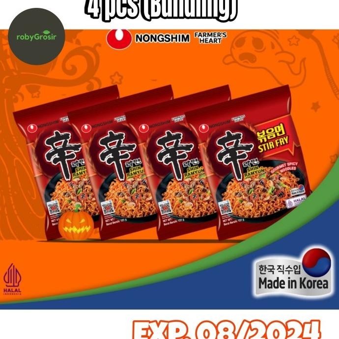 

Nongshim Shin Ramyun Stir Fry 4 Pcs (Bundling)