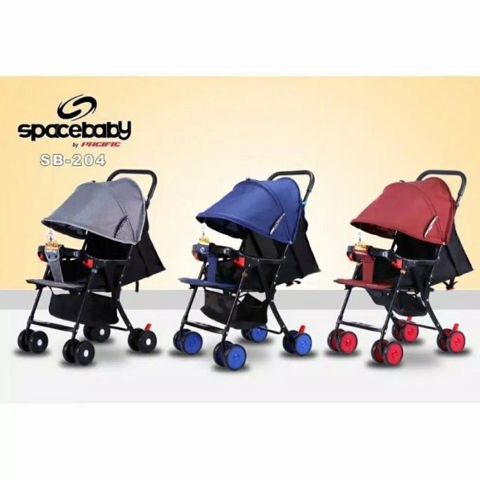 Stroller Spacebaby Sb 204 Sb-204 Kereta Dorong Space Baby Murah