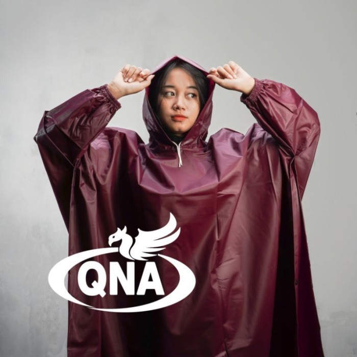 JAS HUJAN PONCO KELELAWAR JUMBO TERBAIK By QNA Premium Mocca