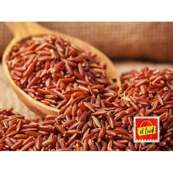 BERAS KETAN Merah 1kg   /ELFOOD/Sembako