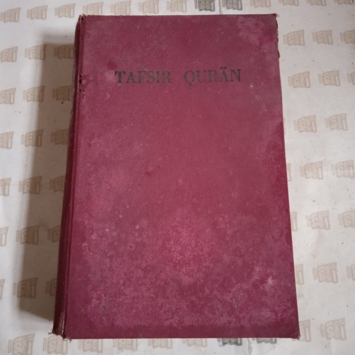 buku kitab tafsir quran buku lawas cetakan tahun 1959