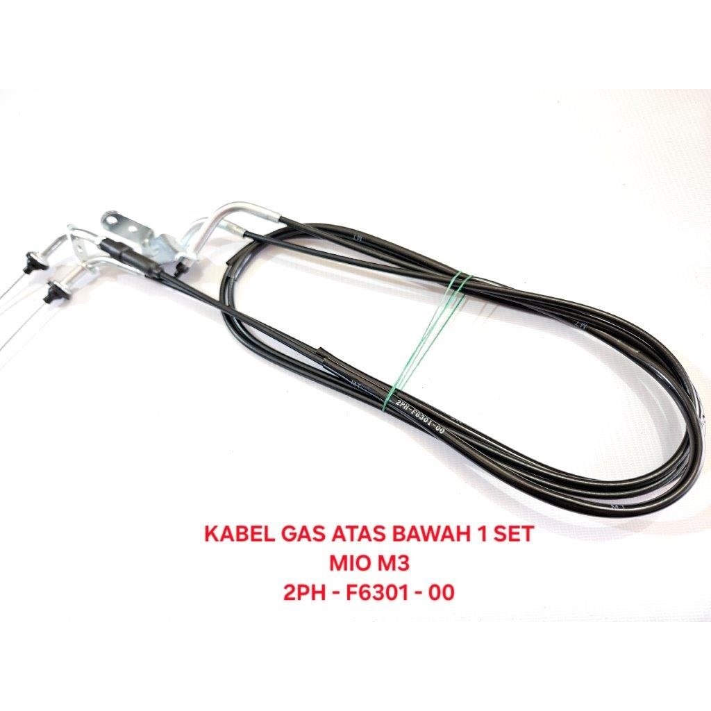 KABEL GAS MIO M3 ATAS BAWAH 1 SET HIGH QUALITY