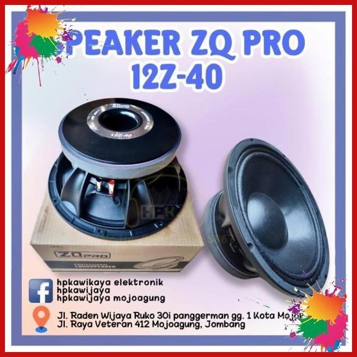 speaker zq pro 12" 12z-40 speaker speker zqpro 15 inch 12z40 (kwj)