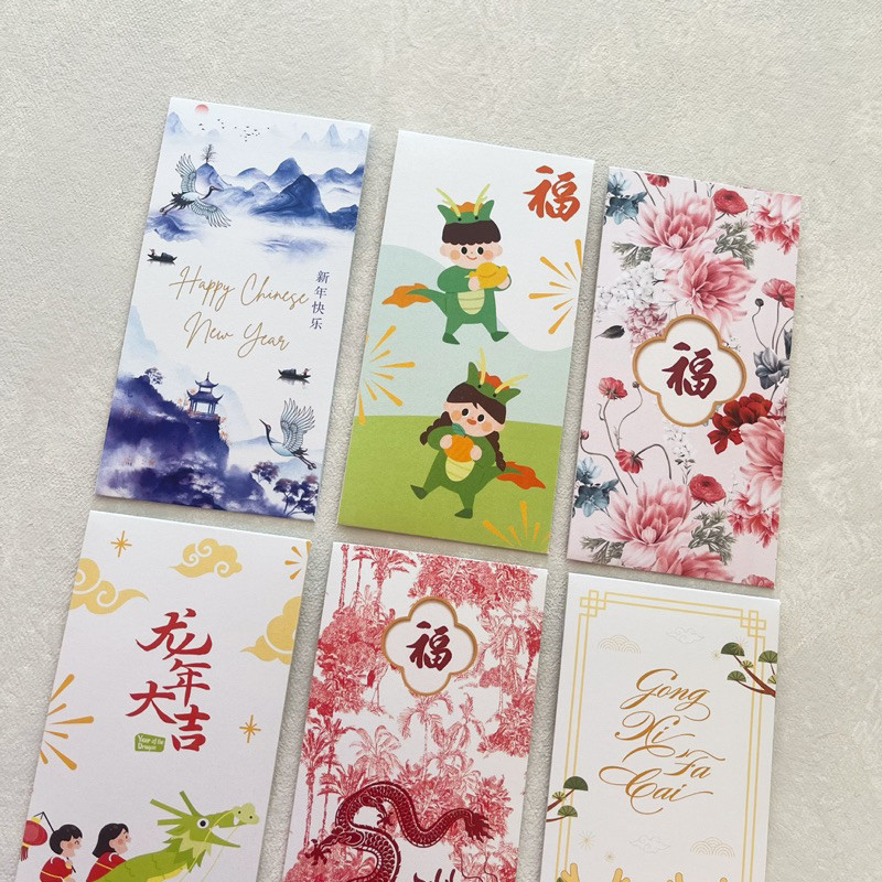 

S3A ANGPAO IMLEK 2024 ANGPAU NAGA AMPLOP CNY SINCIA DRAGON Z1A