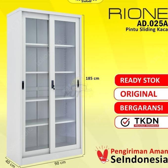 

New Tkdn Rione Ad.025A Lemari Arsip Besi Pintu Swing Plat Pengiriman Cepat