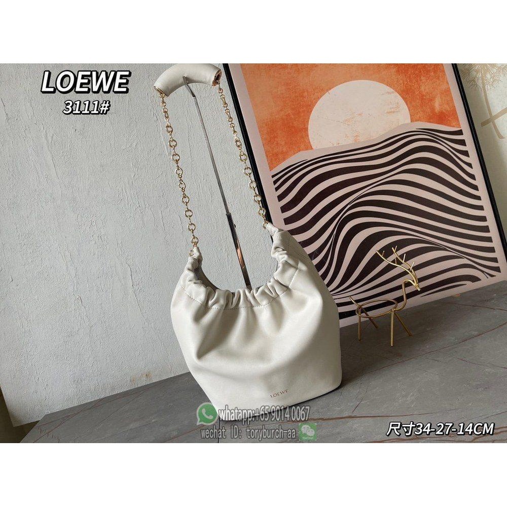 Loewe squeeze shoulder bucket tote bag sling worker commuter storage tote multicolor available