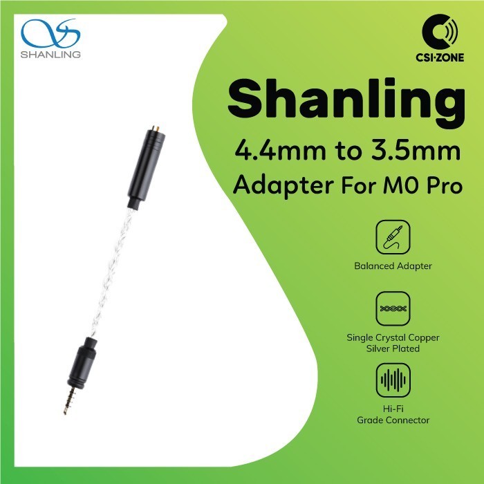 Shanling Balanced Adapter For M0 Pro 4.4mm to 3.5mm