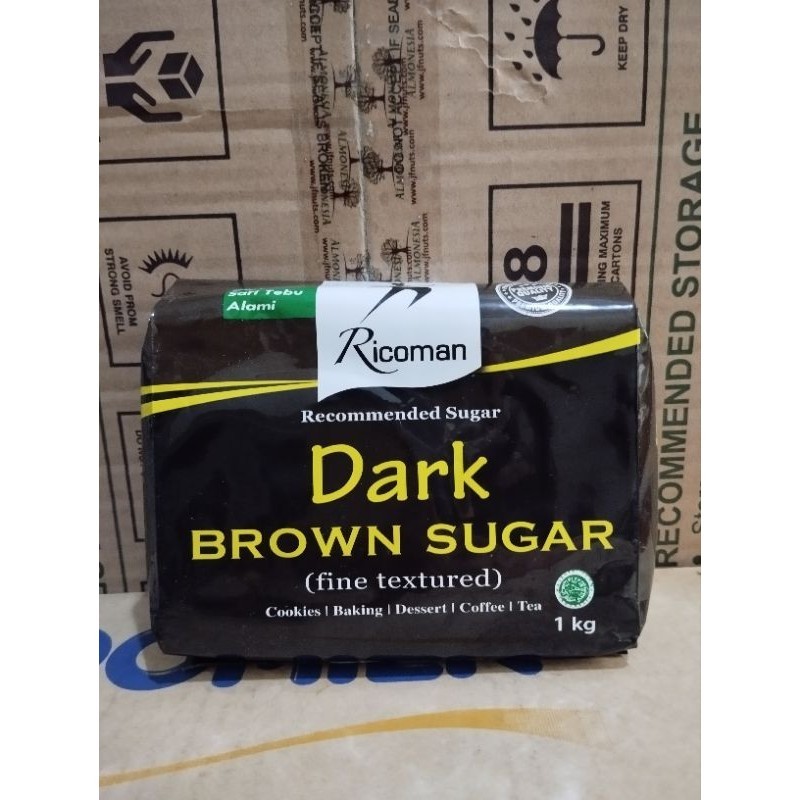 

Dark Brown Sugar Ricoman 1kg